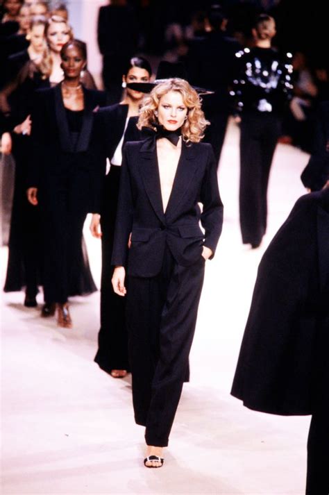 This is why Yves Saint Laurent's Le Smoking suit .